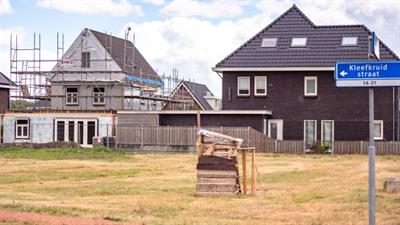 huis in aanbouw