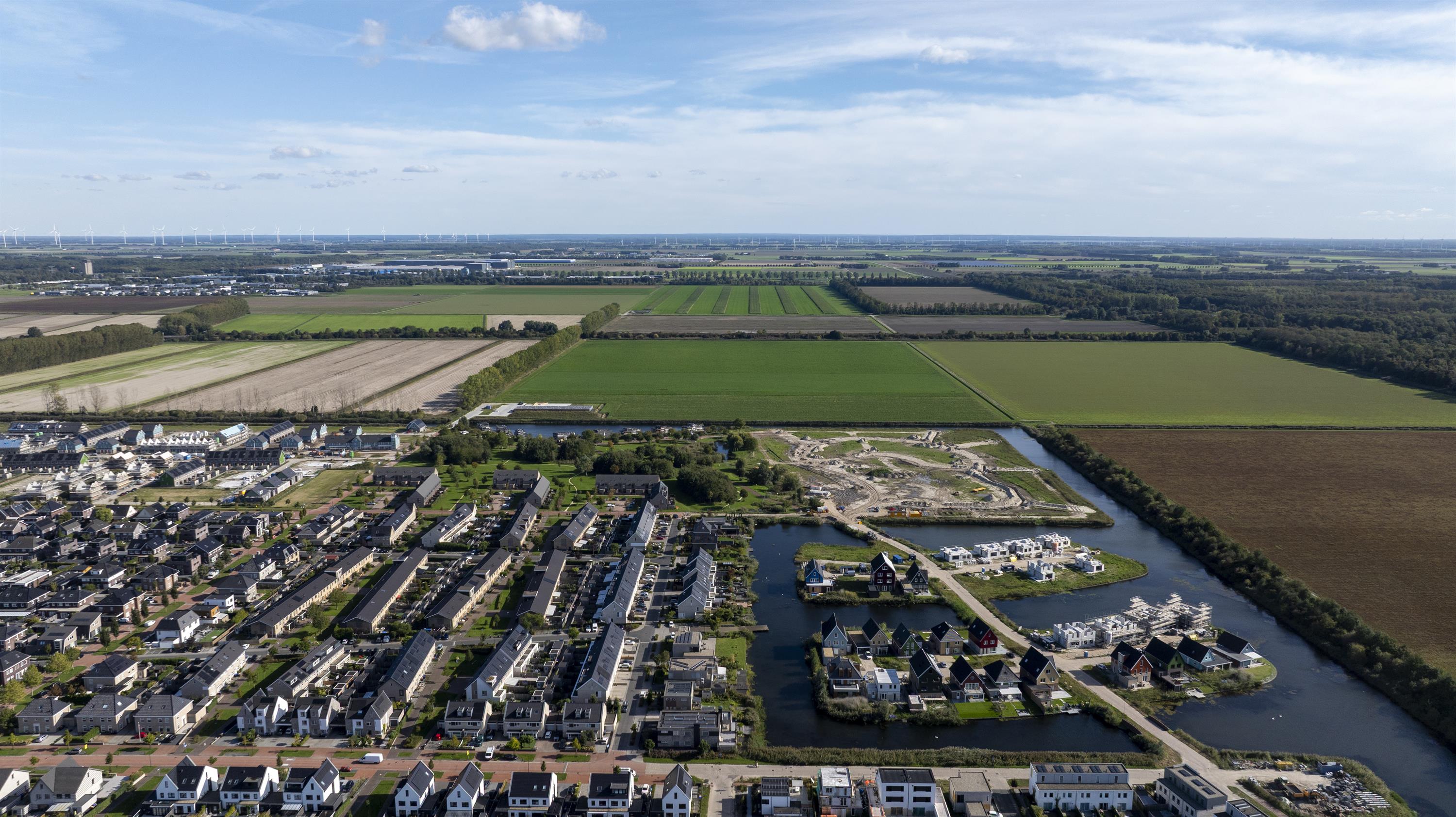 Luchtfoto Zuiderhge fase 1 Lelystad