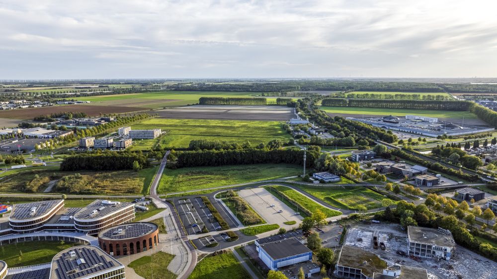 Luchtfoto buurtschap Overbeke Zuiderhage