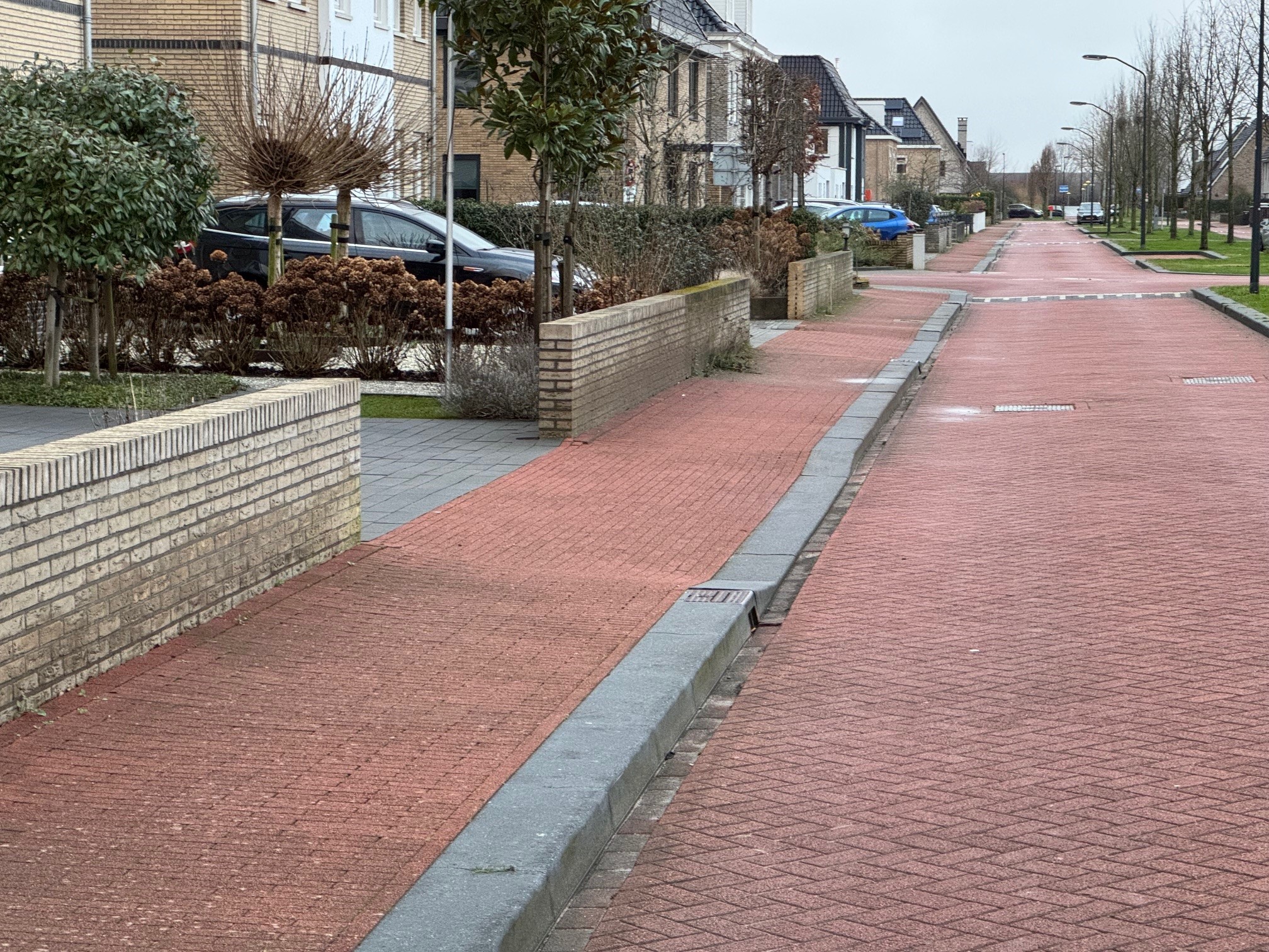 Inritten in de wijk Warande