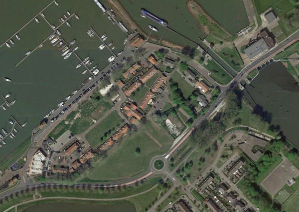 Luchtfoto werkeiland Lelystad