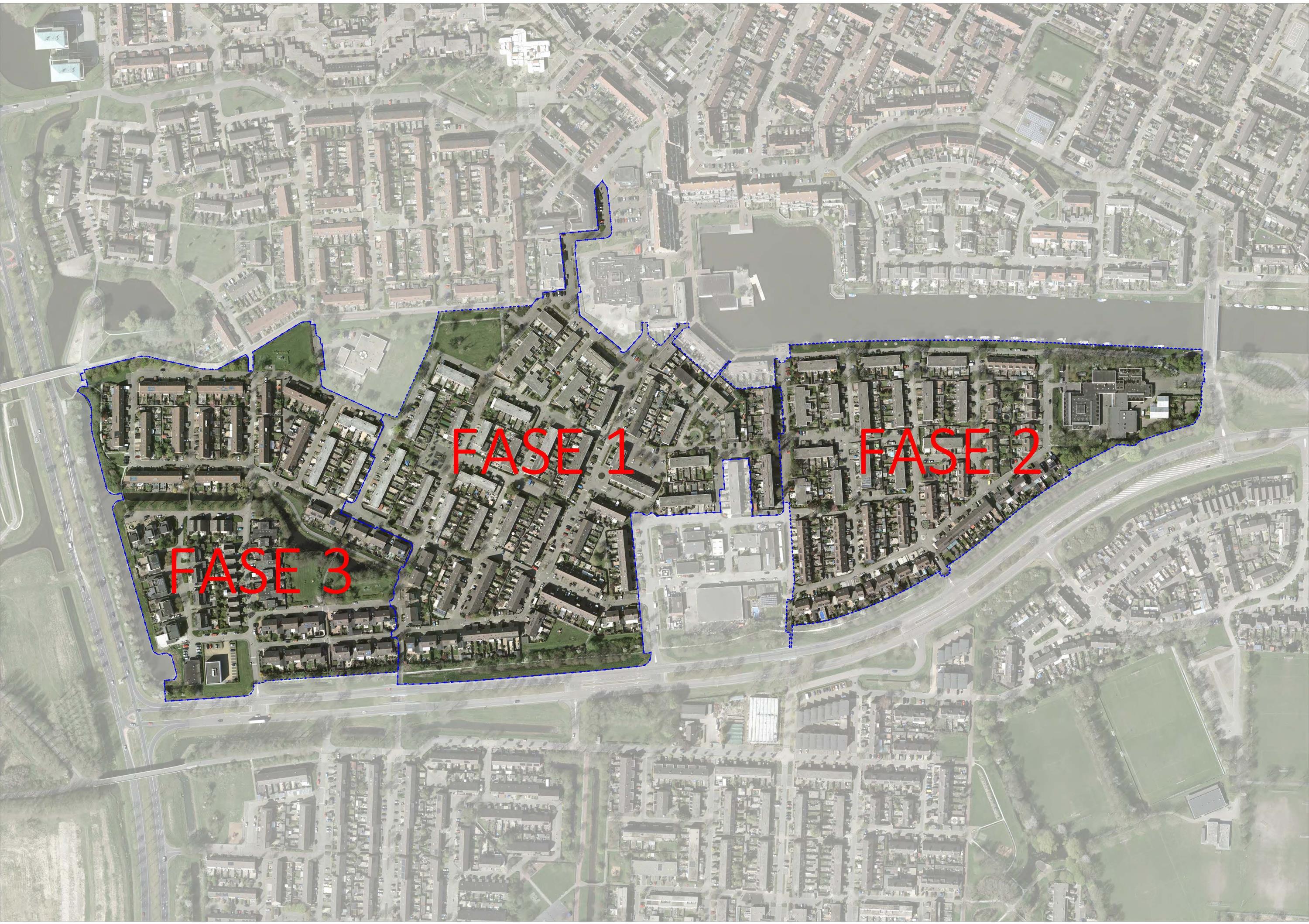 Griend luchtfoto fase 1, 2 en 3