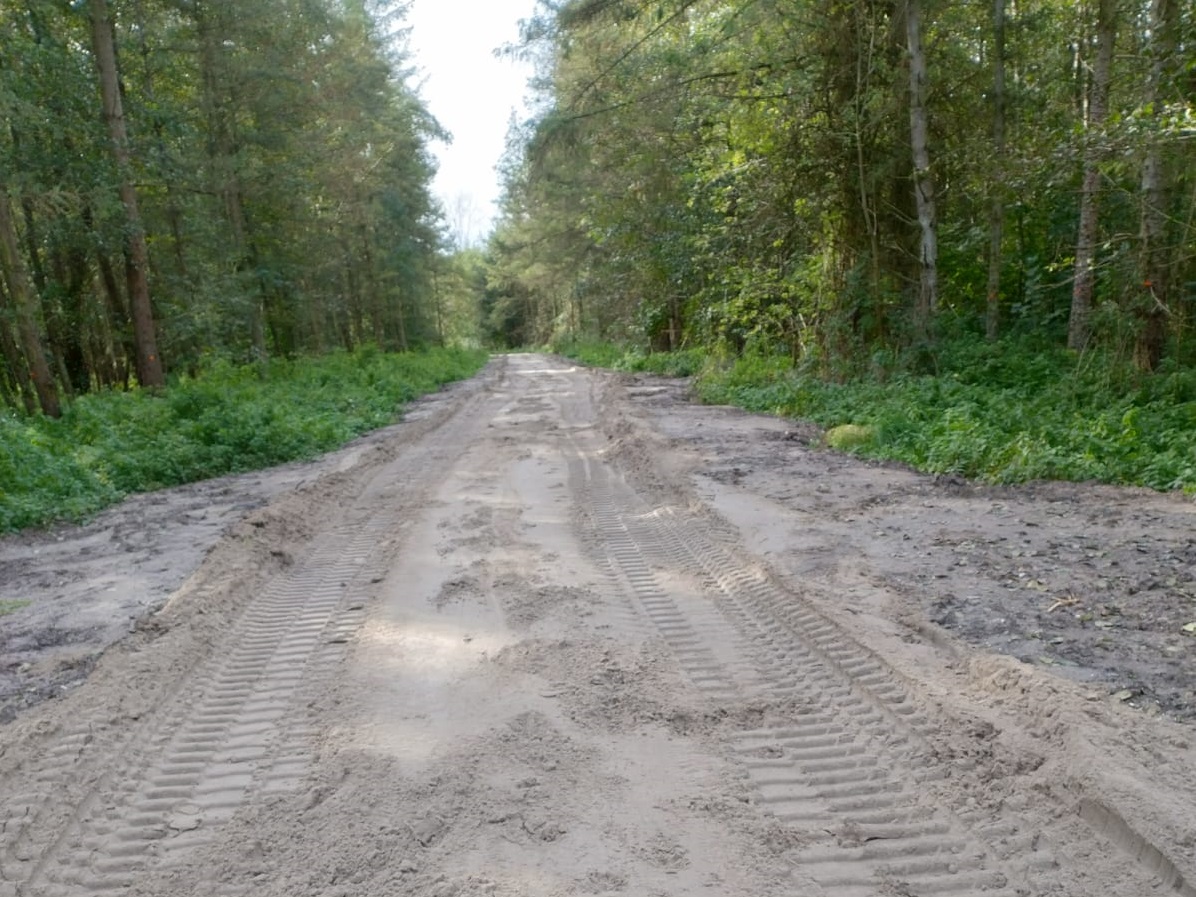 Ruiterpad in aanleg