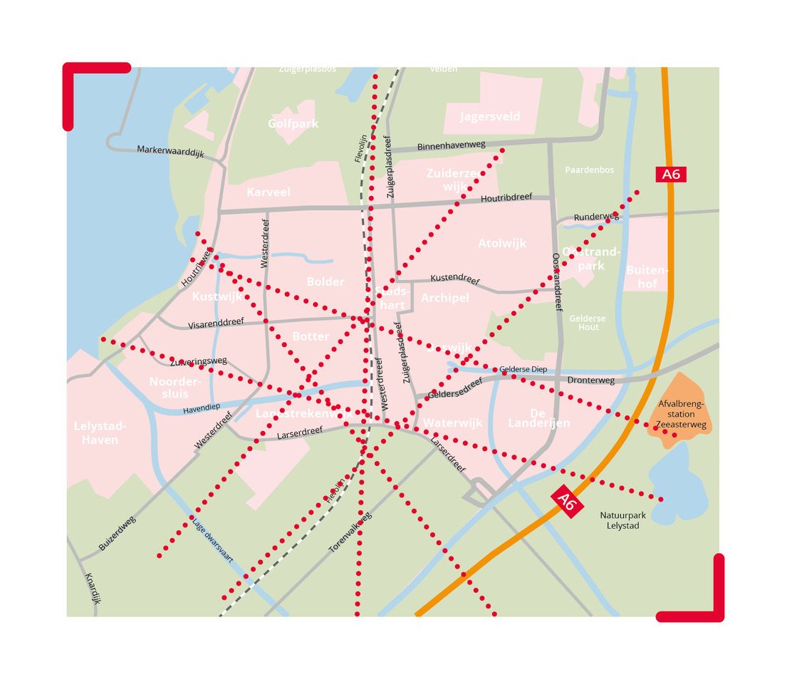 plattegrond onderzoek aardwarmte Lelystad
