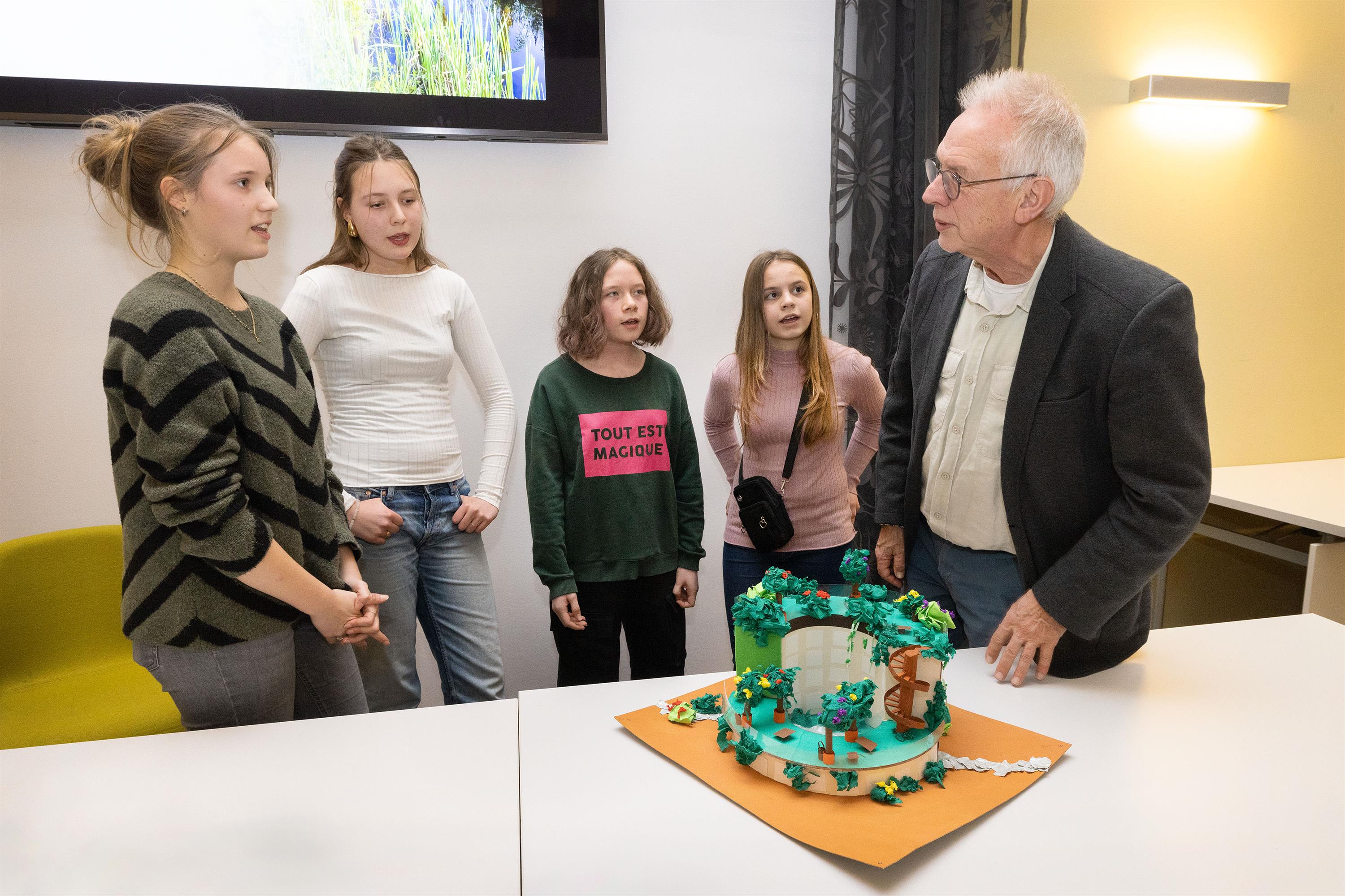 Presentatie natuurinclusief Lelystad met wethouder Sjaak Kruis