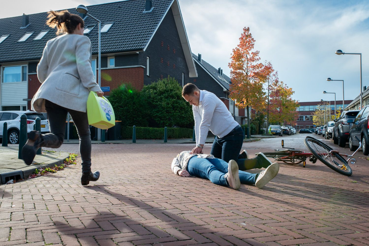 Mensen aan het reanimeren