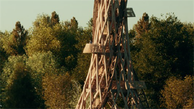 Impressie van de uitkijktoren in Nationaal Park Nieuw Land (bron: Walden Studio en Natrufied architecture)
