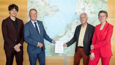 Ondertekening doorfietsroute