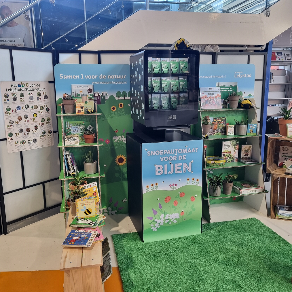 De snoepautomaat voor bijen