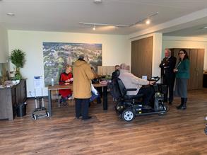 Stembureau in Buurtkamer Hooghe Bomen