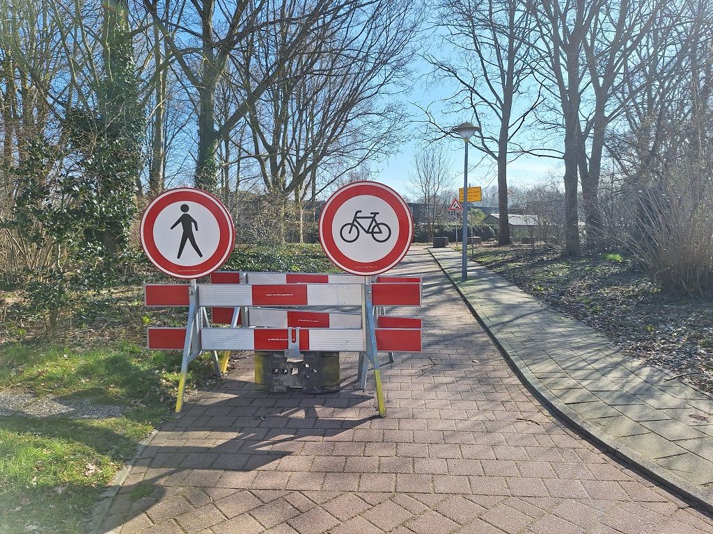 Afsluiting fietspad
