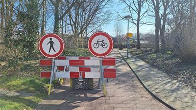 Afsluiting fietspad