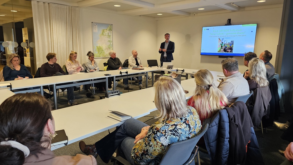De kick-off van 'Jong Talent, gewoon doen!' in het stadhuis