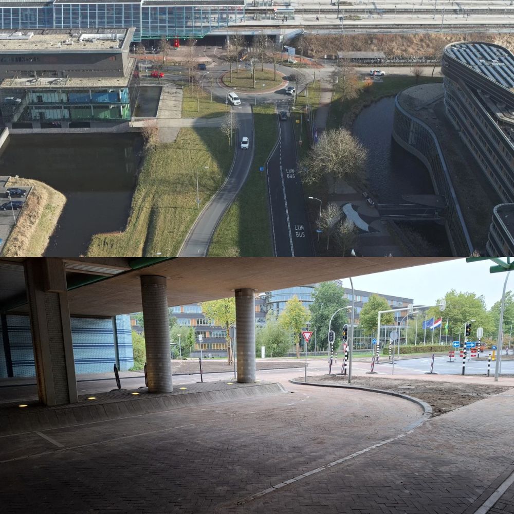 Nieuwe situatie Visarenddreef