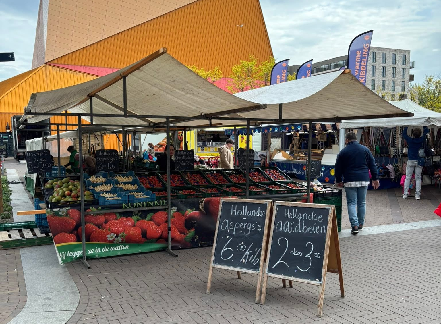 Zaterdagmarkt in het Stadshart