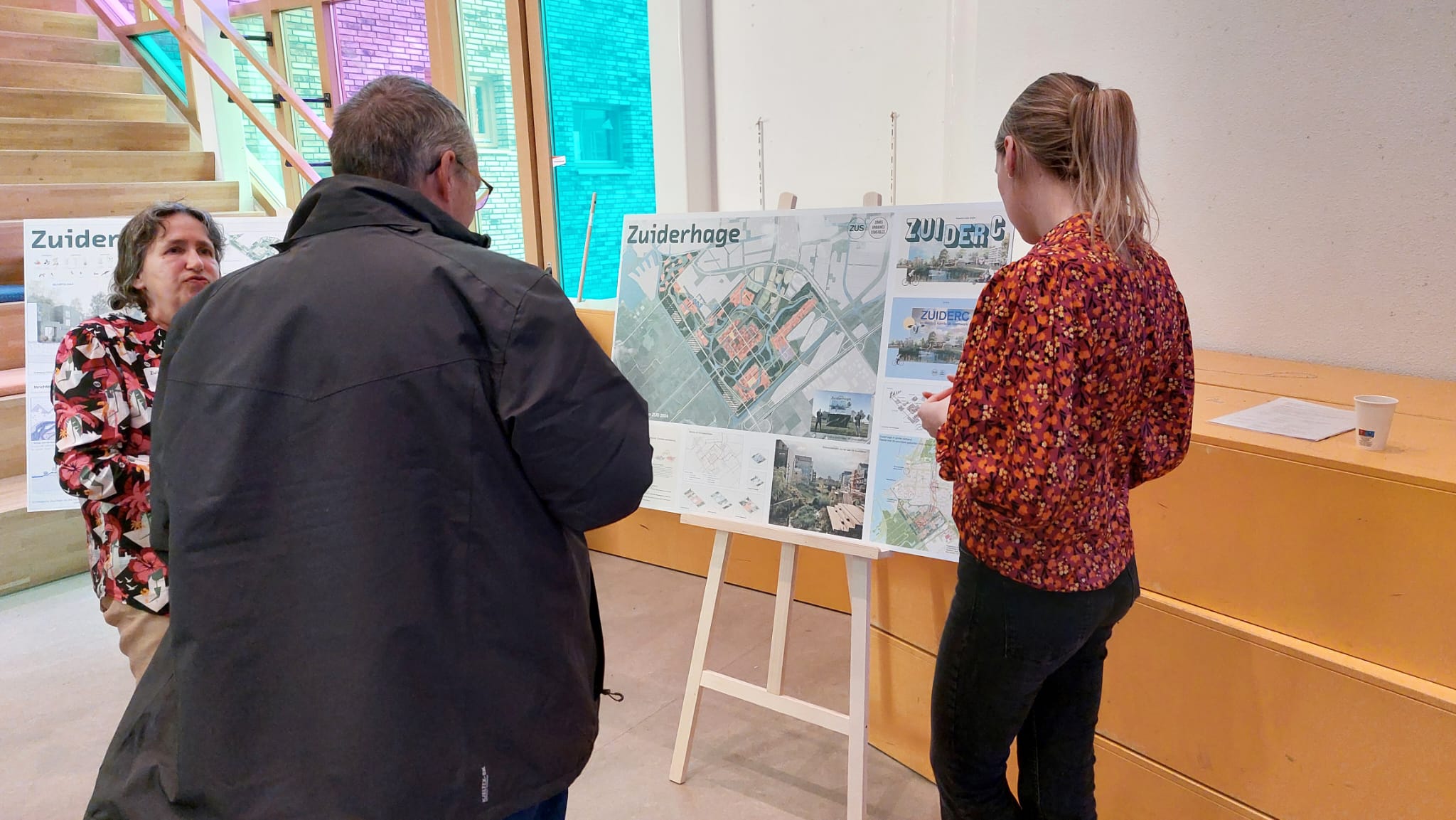 Mensen in gesprek bij Mastervisie Zuiderhage