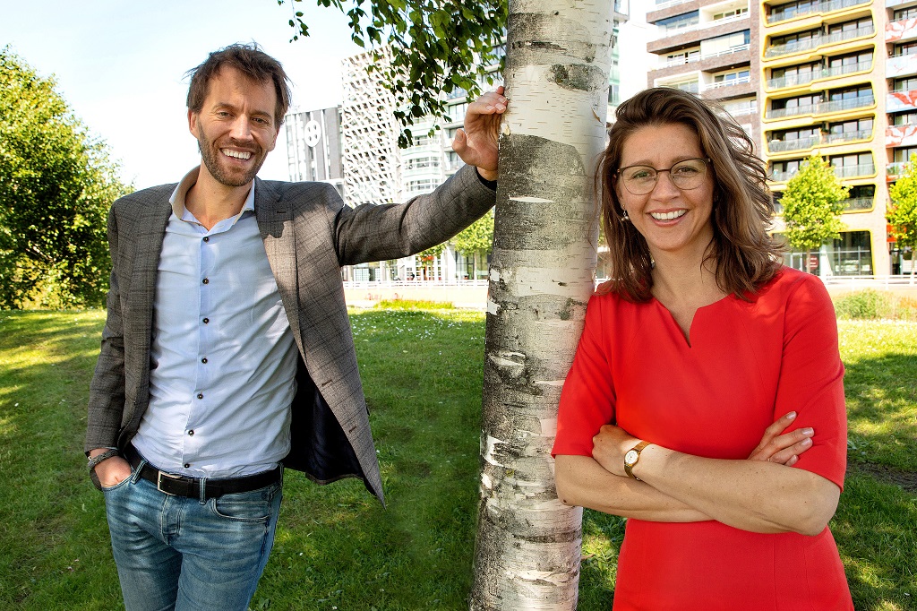 Mediators Mathijs Storm en Hadassa Lianne Rijs