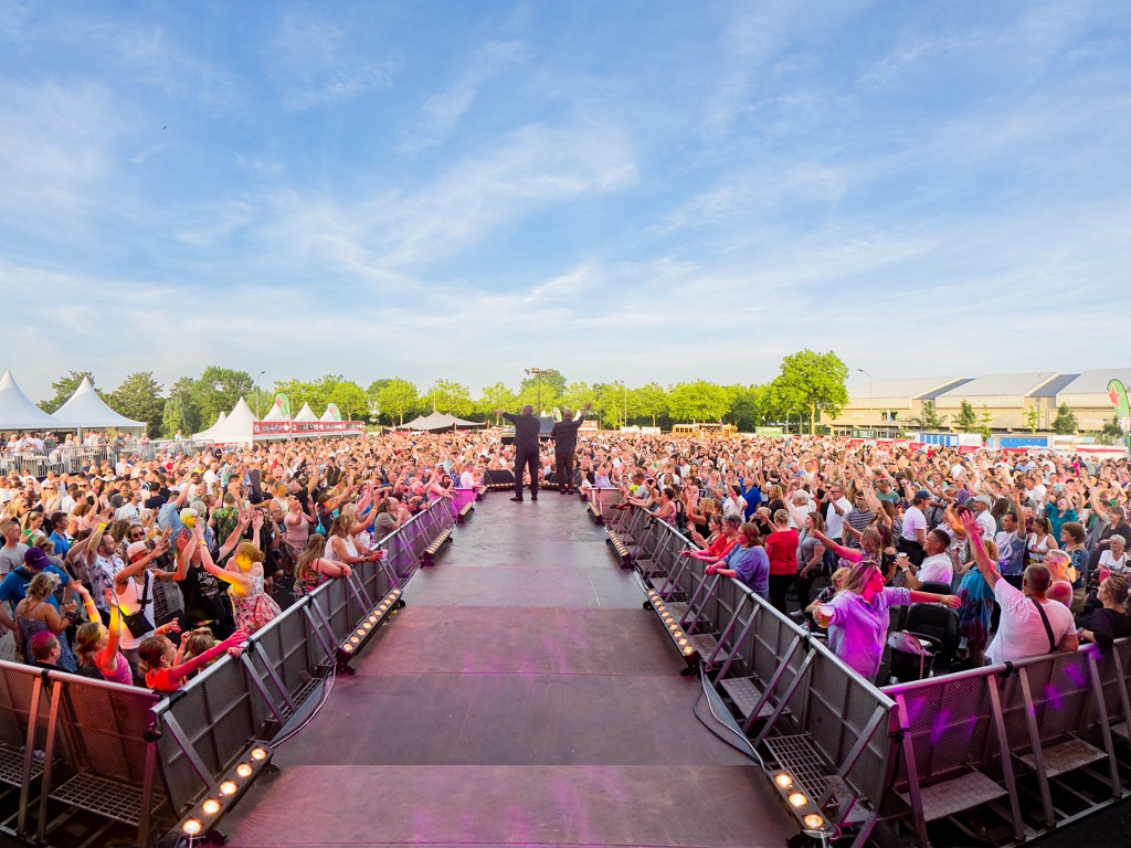 Publiek bij een evenement
